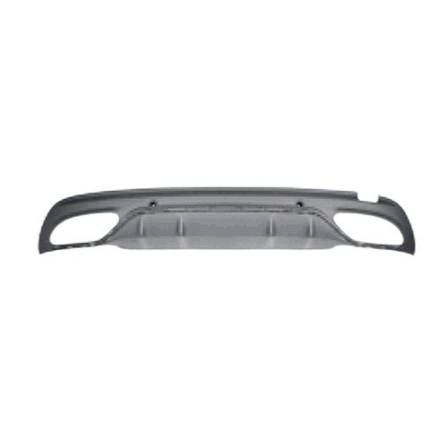 spoiler paraurti posteriore nero goffrato mod amg mercedes c class amg amg line w205 s205 2018 me4441851