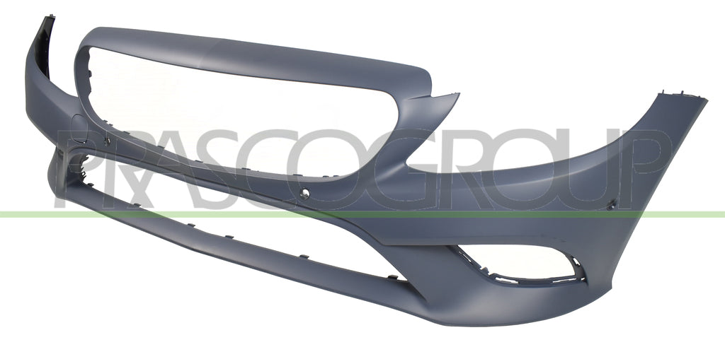 paraurti anteriore con primer con tappo copri gancio con fori pdc con fori park assist supporti con foro telecamera mercedes c class w205 s205 2018 2021 me4461040