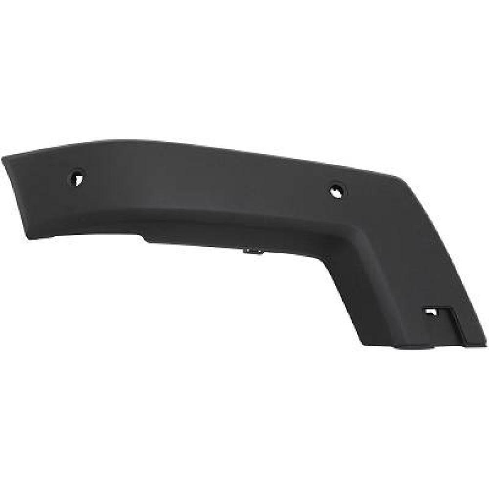 modanatura destra paraurti anteriore nera goffrata con fori pdc supporti mod off road mercedes glk x204 2008 2012 a2048800105