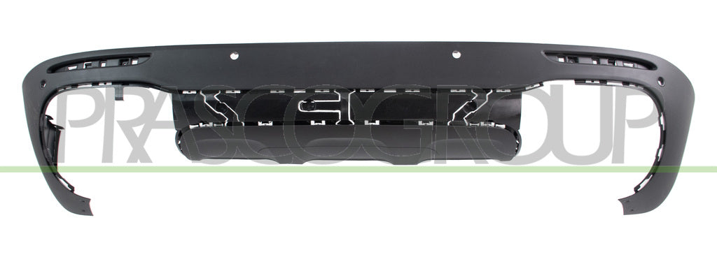 spoiler paraurti posteriore nero goffrato con fori pdc supporti mercedes glb class x247 2019 me7301861