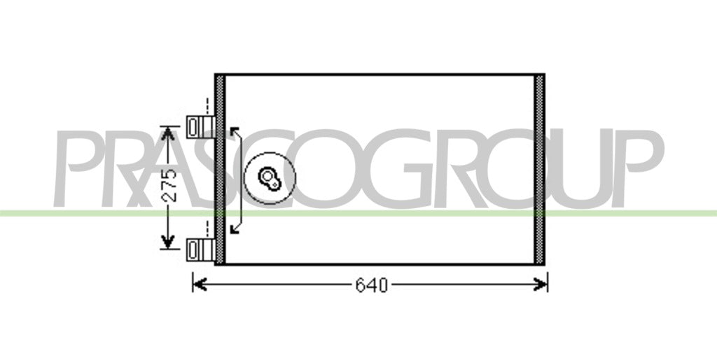 condensatore mercedes citan w415 2012 2021 me750c001