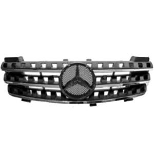 griglia radiatore nera con modanatura cromata mercedes ml class w164 2006 2007 me8242001