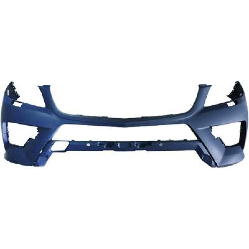 paraurti anteriore con primer con tappo copri gancio con fori pdc supporti con fori lavafari mod amg mercedes ml class w166 amg 2011 2015 a16688549259999