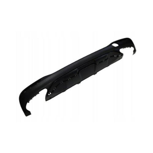 spoiler paraurti posteriore nero goffrato con scarico doppio a destra e a sinistra mercedes gle class w166 amg 2015 2019 me8311861