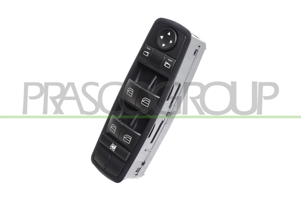 pulsantiera alzacristallo porta anteriore sinistra nera 4 interruttori senza funzione chiusura retrovisori 3 pins mercedes r class w251 2005 2010 me860ws14