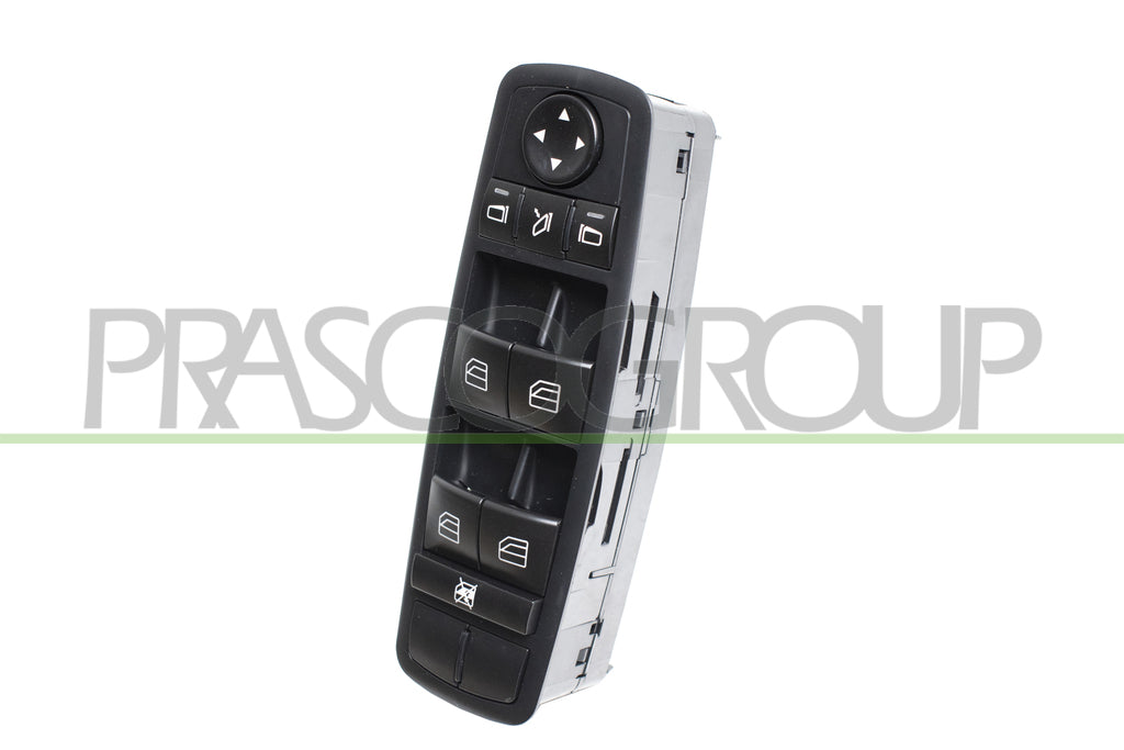 pulsantiera alzacristallo porta anteriore sinistra nera 4 interruttori con funzione chiusura retrovisori 3 pins mercedes r class w251 2005 2010 me860ws24