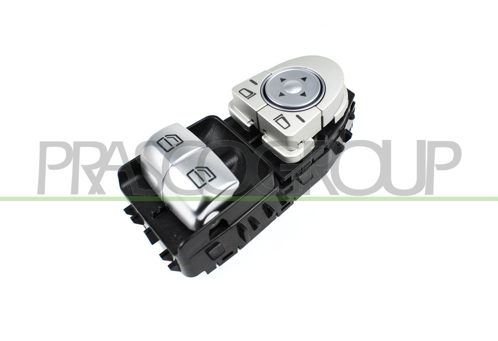 pulsantiera alzacristallo porta anteriore sinistra argento bianca 2 interruttori senza funzione chiusura retrovisori 3 pins mercedes c class coupe cabrio c205 2015 2018 me912ws04