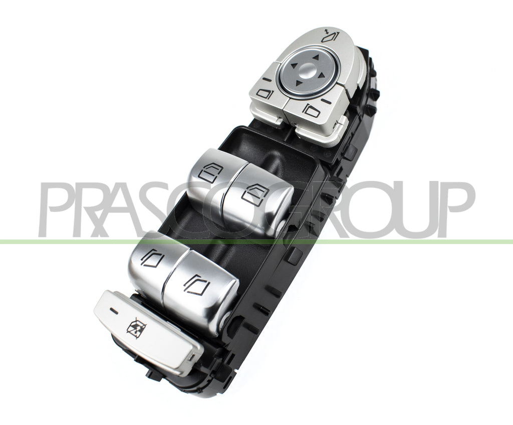 pulsantiera alzacristallo porta anteriore sinistra argento bianca 4 interruttori con funzione chiusura retrovisori 3 pins mercedes v class w447 2014 2019 me913ws14