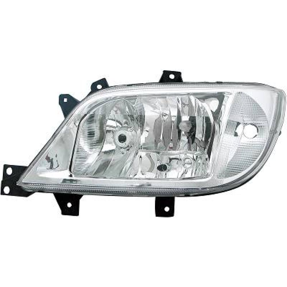 proiettore sinistro h3 h7 elettrico mod 08 02 mercedes sprinter 2000 2006 me9174904