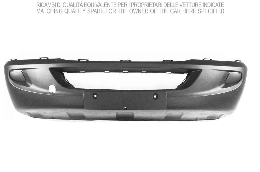 paraurti anteriore grigio scuro goffrato mercedes sprinter 2006 2013 me9191001