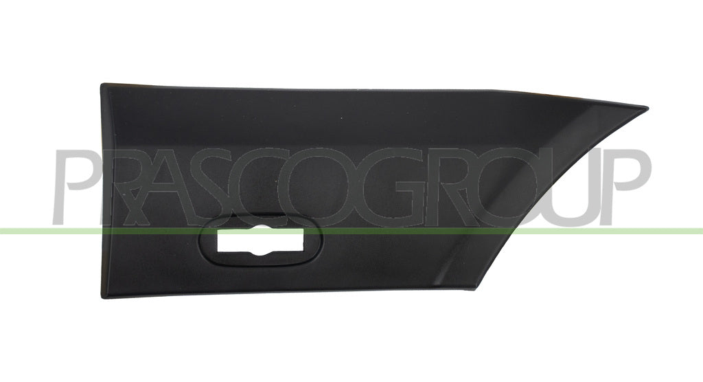 modanatura parafango posteriore sinistro parte anteriore nera goffrata con clips con foro luce ingombro mercedes sprinter 2006 2013 me9191464