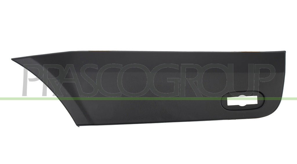 modanatura parafango posteriore sinistro parte posteriore nera goffrata con clips con foro luce ingombro mod passo lungo mercedes sprinter 2006 2013 me9191484
