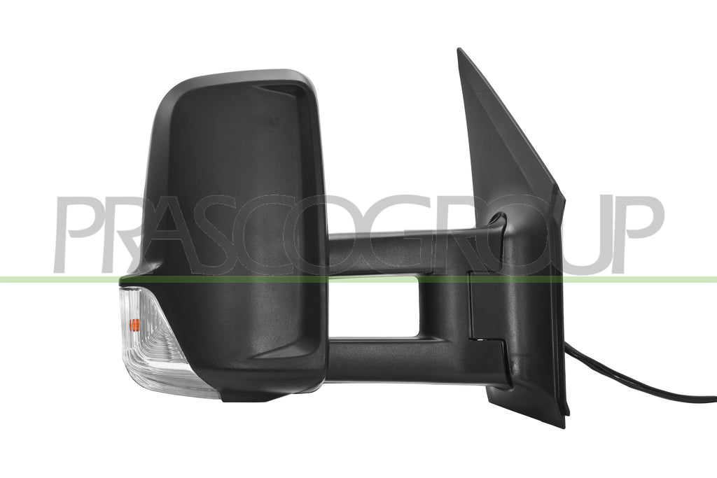 retrovisore destro elettrico nero termico con fanale braccio medio convesso 6 pins mercedes sprinter 2006 2013 me9197333