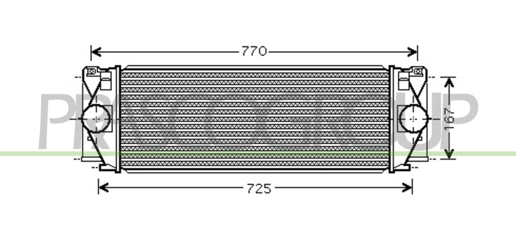 intercooler mercedes sprinter 2006 2013 me919n001