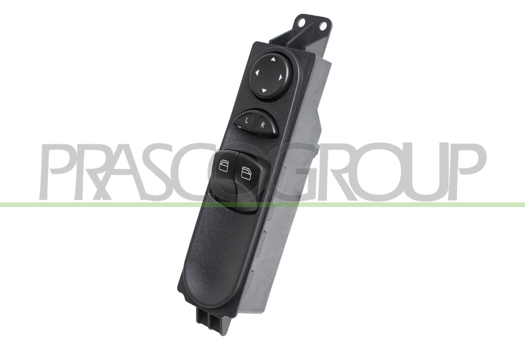 pulsantiera alzacristallo porta anteriore sinistra nera 2 interruttori con funzione regolazione retrovisori 12 pins mercedes sprinter 2006 2013 me919ws04