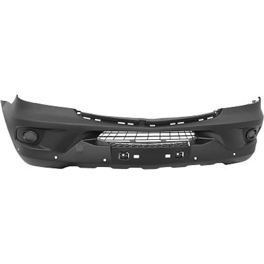 paraurti anteriore nero goffrato con fori pdc supporti con fori park assist con tracce lavafari mercedes sprinter 2013 2018 me9211011