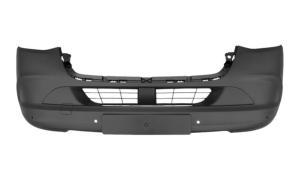 paraurti anteriore grigio scuro goffrato senza sede fendi con fori pdc e park assist supporti con tappo copri gancio mercedes sprinter 2018 me9231001