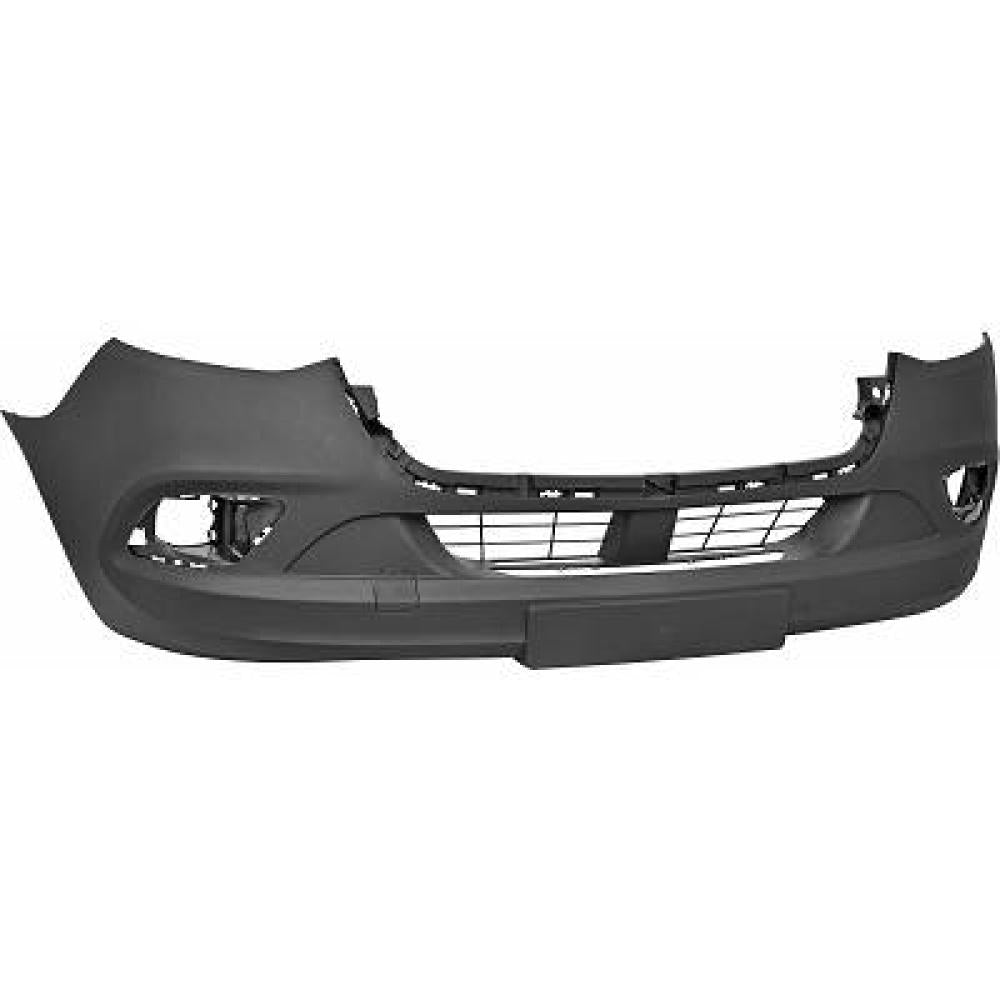 paraurti anteriore grigio scuro goffrato con sede fendi con tracce pdc e park assist con tappo copri gancio mercedes sprinter 2018 me9231041