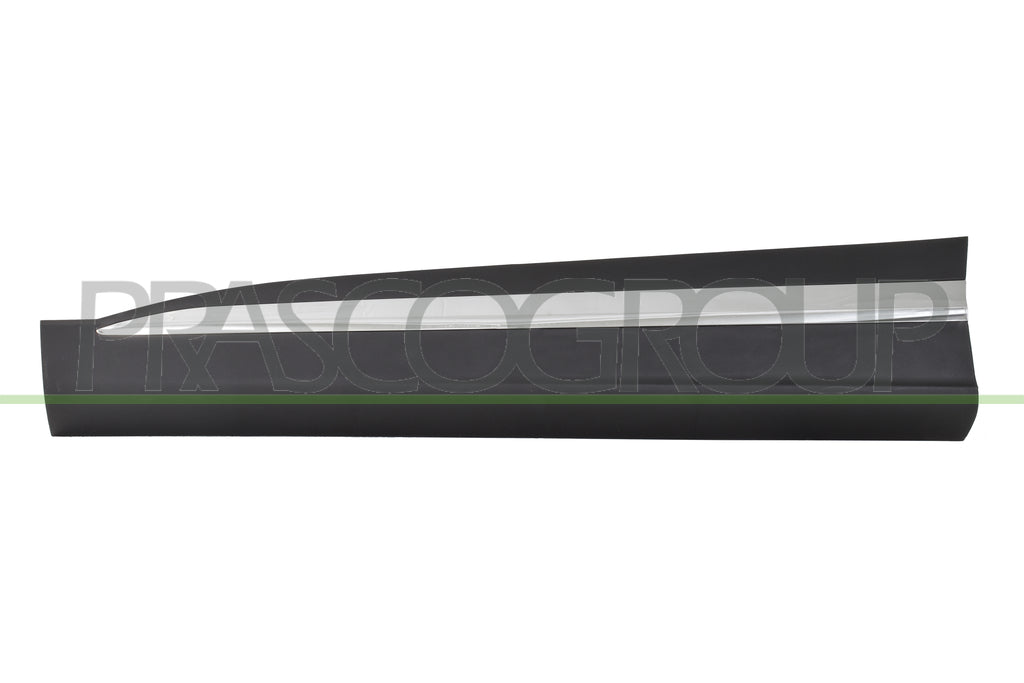modanatura porta anteriore sinistra nera con profilo cromato mg hs 2022 mg5021414