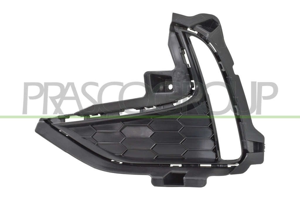 griglia sinistra paraurti anteriore nera goffrata con sede fendi con traccia pdc con kit supporti sensori mg hs 2022 mg5022124