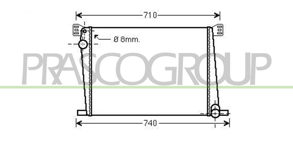 radiatore mini mini bmw r56 r57 2006 2010 mn308r003