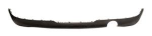 spoiler paraurti posteriore nero goffrato con scarico singolo a destra con tracce pdc mod one cooper mini mini bmw r56 r57 2011 2014 mn3101851