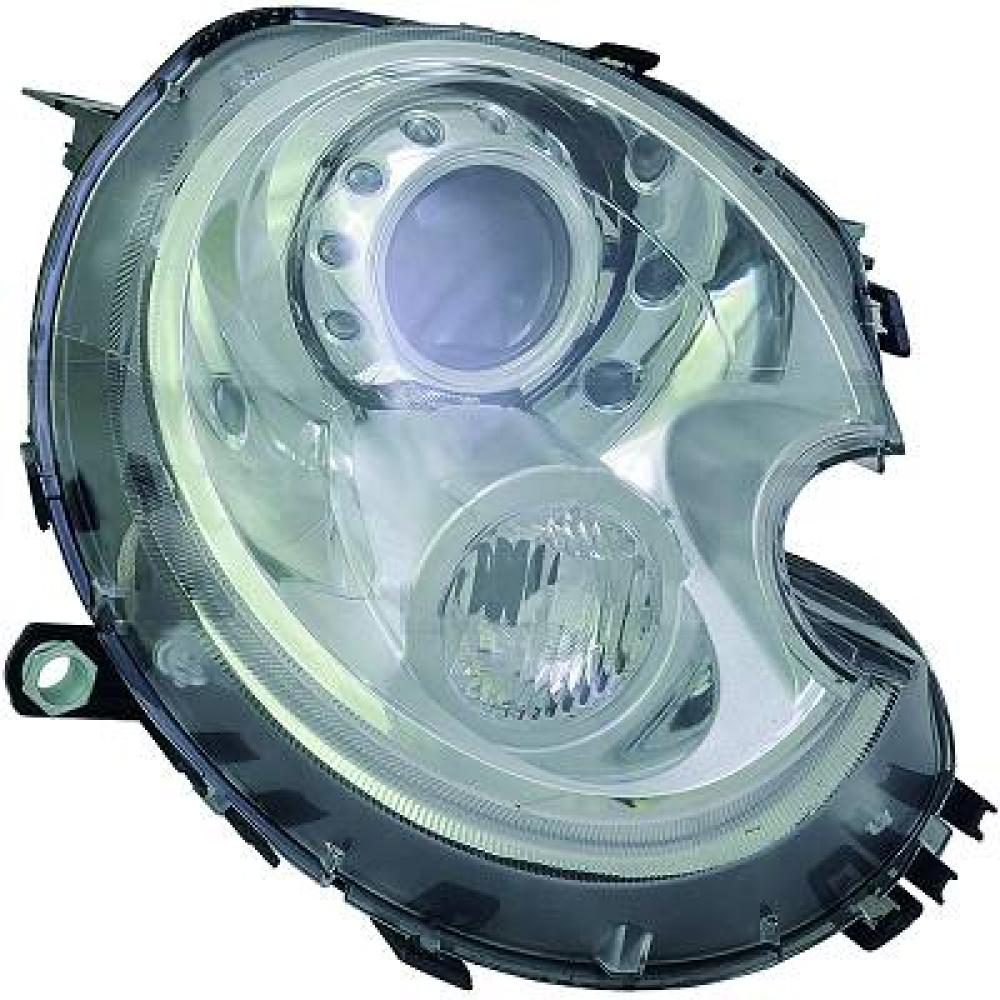 proiettore destro xenon d1s h1 elettrico con motore fanale bianco mini mini bmw clubman r55 2007 2014 mn3104825