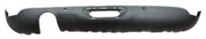 spoiler paraurti posteriore nero goffrato con tracce pdc mod 5 porte mini mini bmw f56 f55 f57 2014 2021 mn3121881