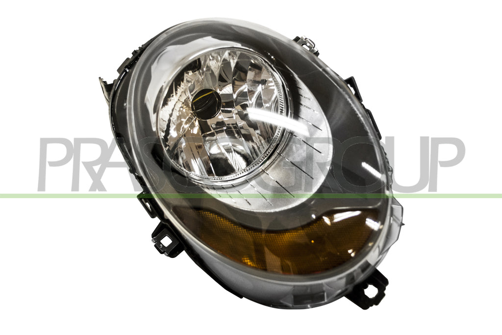 proiettore destro h4 elettrico con motore indicatore di direzoine arancio versione valeo mod 18 mini mini bmw f56 f55 f57 2014 2021 mn3124913