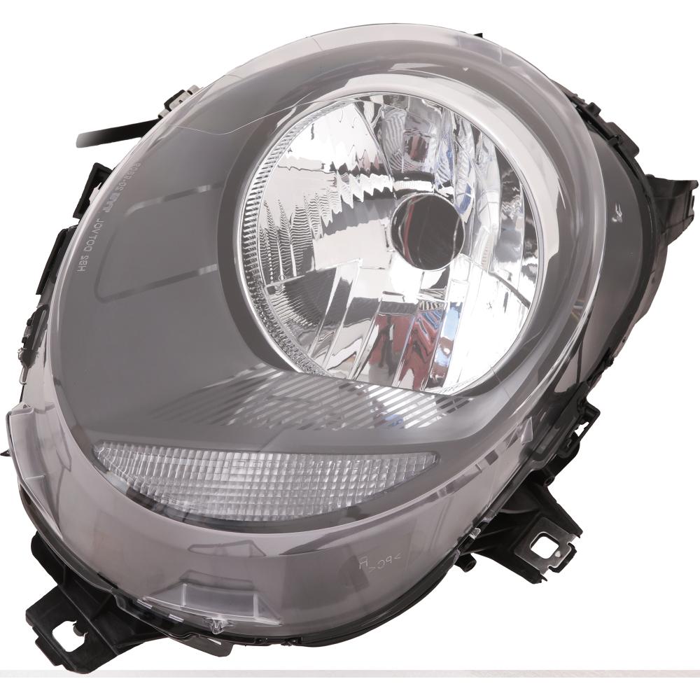 proiettore sinistro h4 elettrico con motore indicatore di direzione bianco versione valeo mod 18 mini mini bmw f56 f55 f57 2014 2021 63117433791