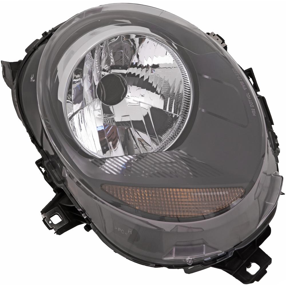 proiettore destro h4 elettrico con motore indicatore di direzione arancio versione valeo mod 18 mini mini bmw f56 f55 f57 2014 2021 63117418864