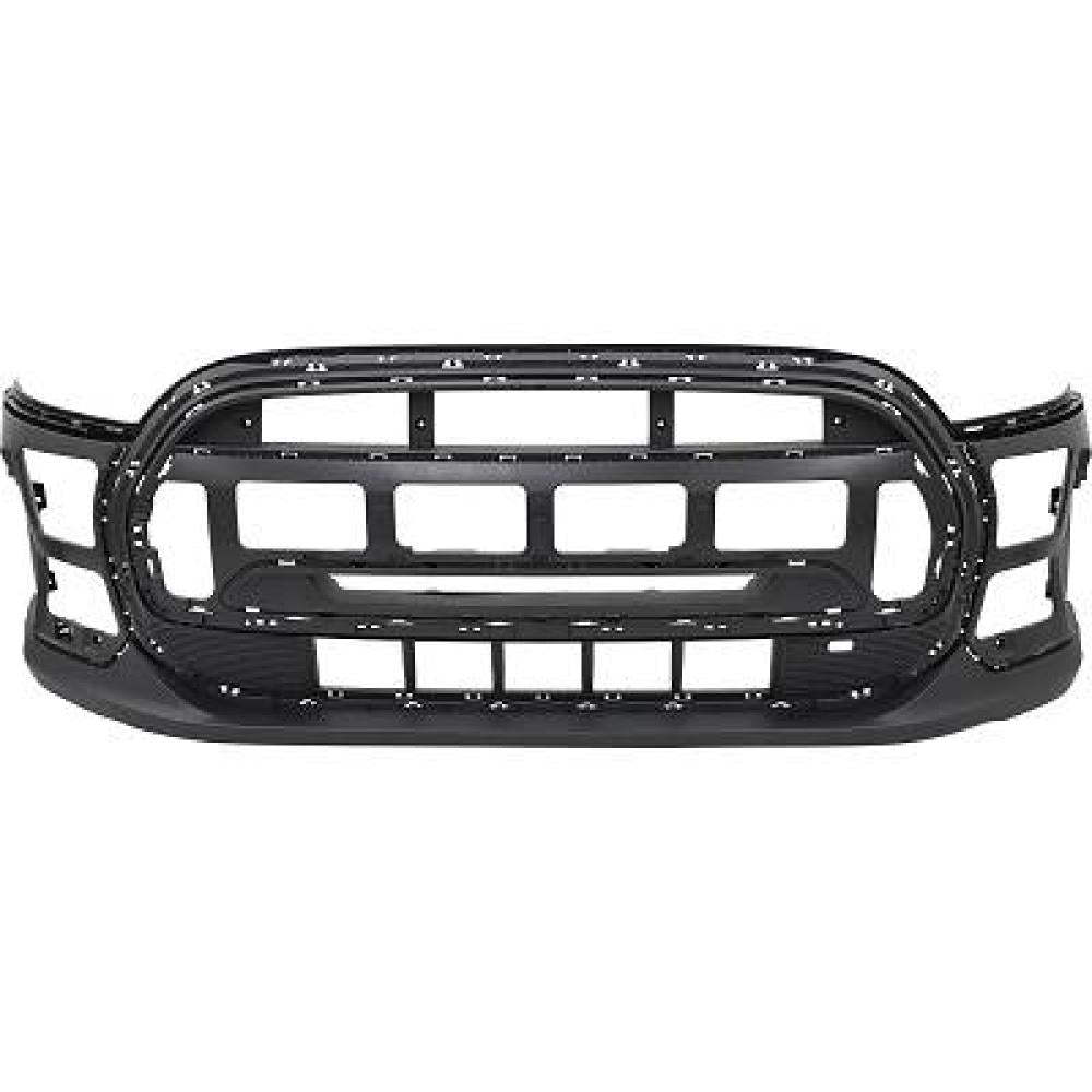 paraurti anteriore nero goffrato con tracce pdc per vetture con convogliatore aria automatico mini mini bmw f56 f55 f57 2021 2024 mn3141011