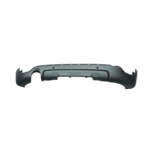 spoiler paraurti posteriore nero goffrato con fori pdc supporti con scarico singolo a sinistra mini mini bmw countryman f60 2017 2020 mn7041851