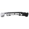 spoiler paraurti posteriore nero goffrato con fori pdc supporti con scarico singolo a sinistra mod cooper s cooper s all4 mini mini bmw countryman f60 2017 2020 mn7041871