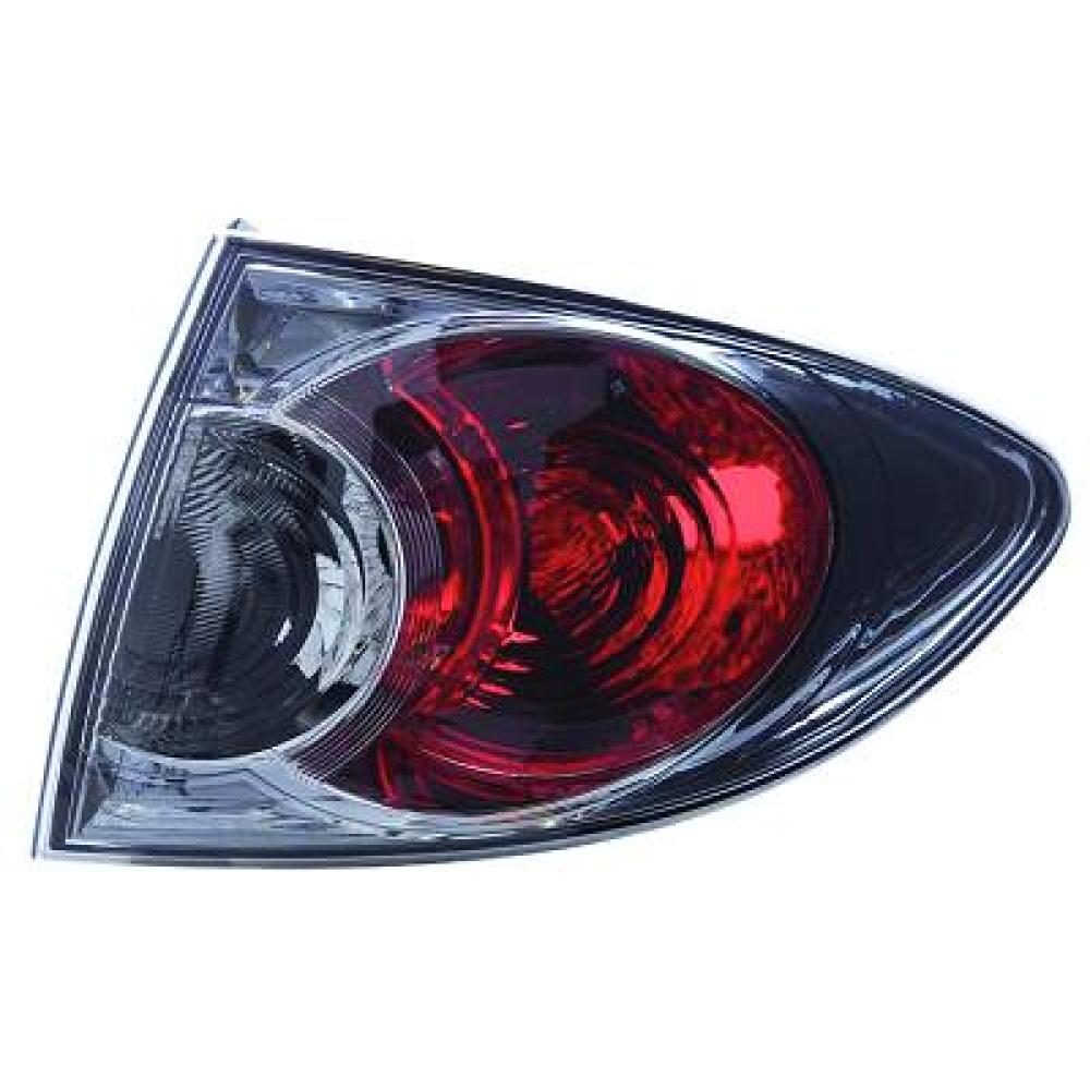 fanale posteriore sinistro esterno senza portalampada cromato mod station wagon mazda 6 gg gy 2005 2007 gr4b51160