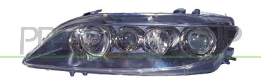 proiettore sinistro h1 h1 h3 elettrico con motore nero mazda 6 gg gy 2005 2007 mz0504914