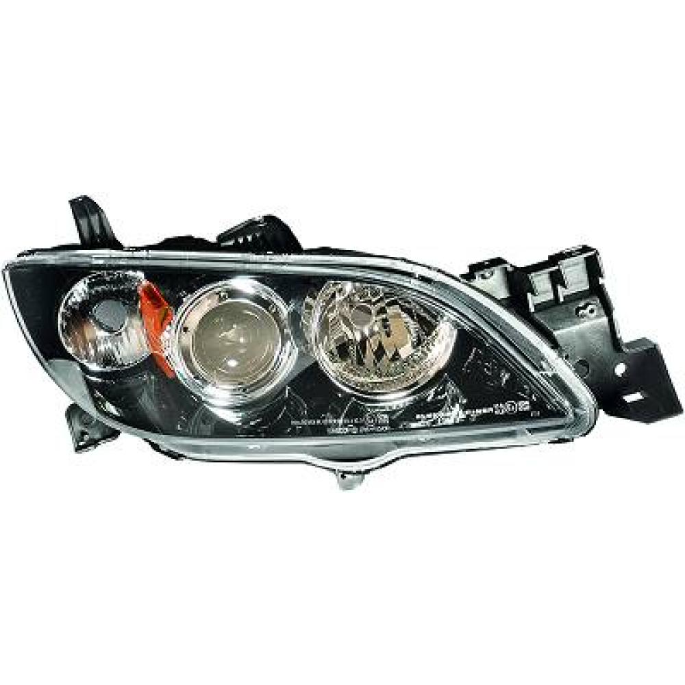 proiettore sinistro mod hb3 h7 elettrico mod 5 porte mazda 3 2007 2008 mz3264914