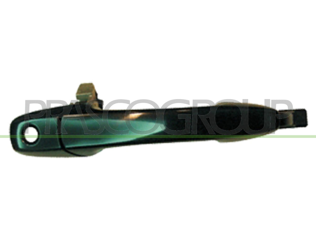 maniglia anteriore destra esterna nera liscia con foro nottolino mazda 3 2003 2007 mz3268001