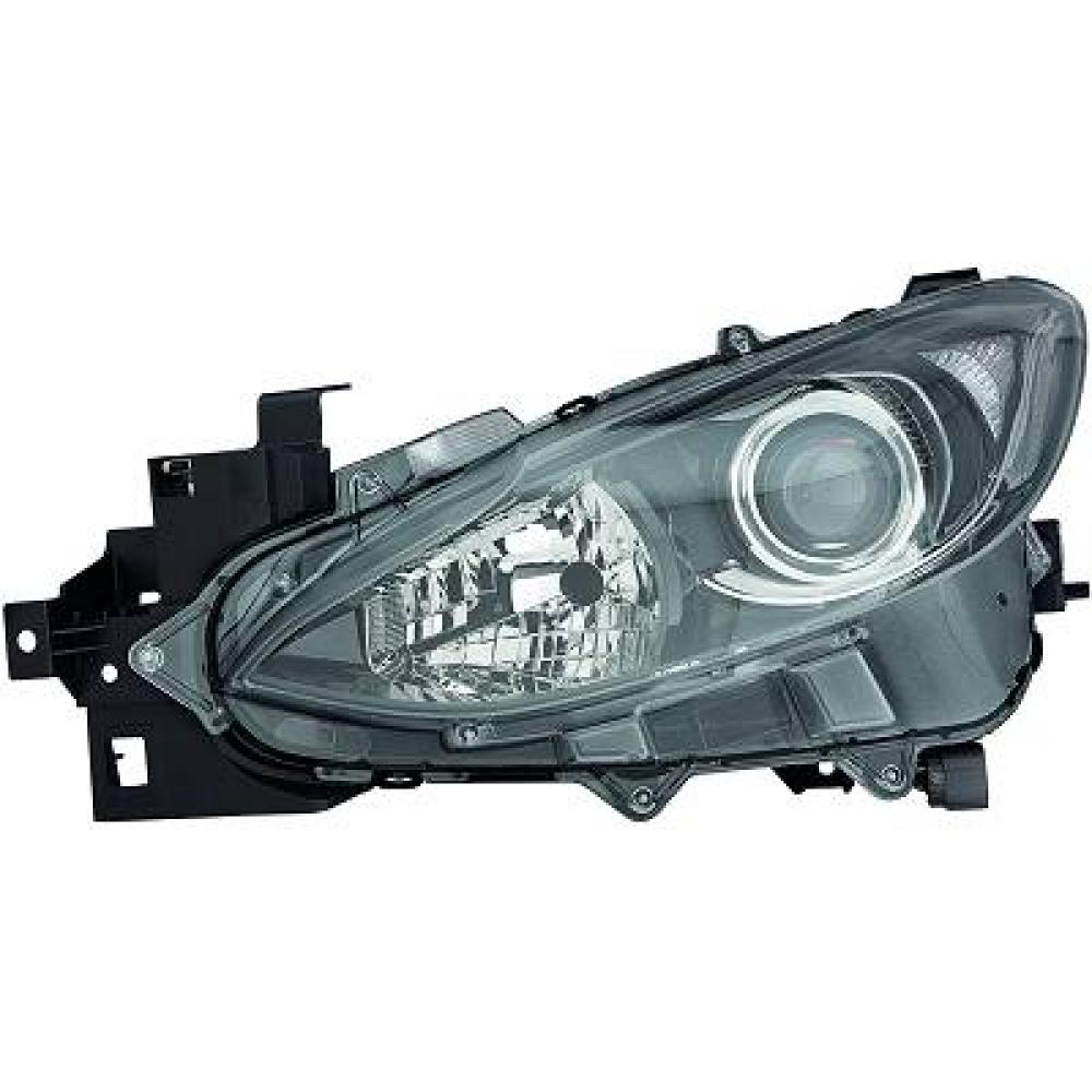 proiettore destro h11 h15 elettrico con motore mazda 3 bn 2013 2016 bhr1 51 0k0