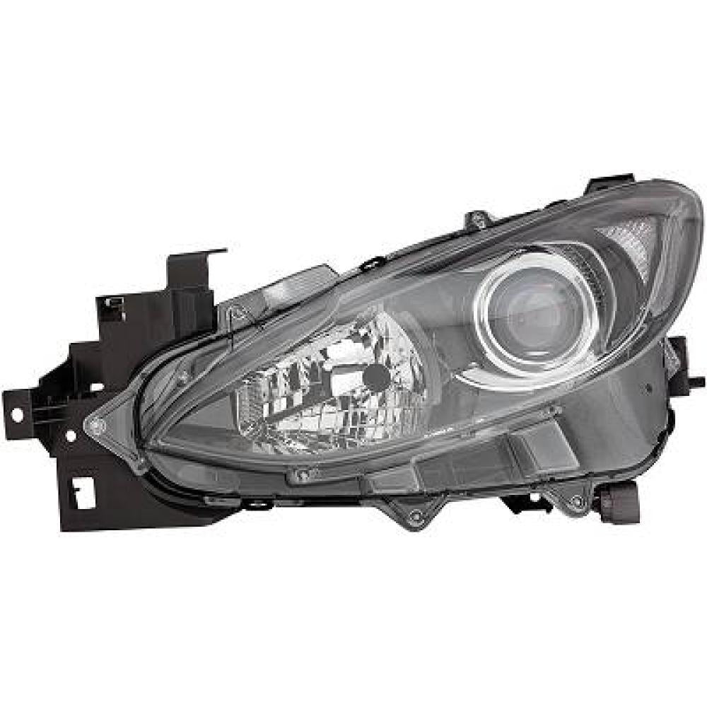 proiettore sinistro h4 elettrico con motore mazda 3 bn 2013 2016 mz3324814