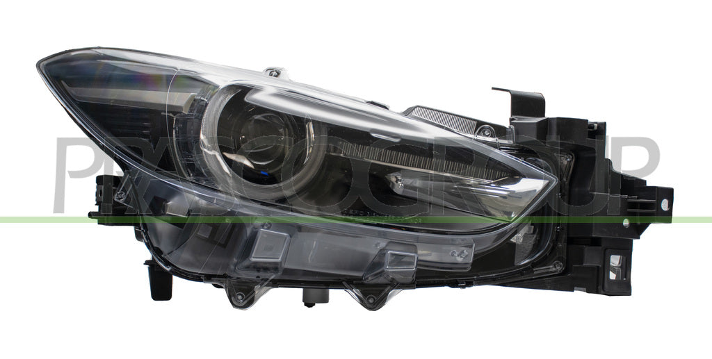 proiettore destro elettrico con motore nero led mazda 3 bn 2017 2019 mz3334923