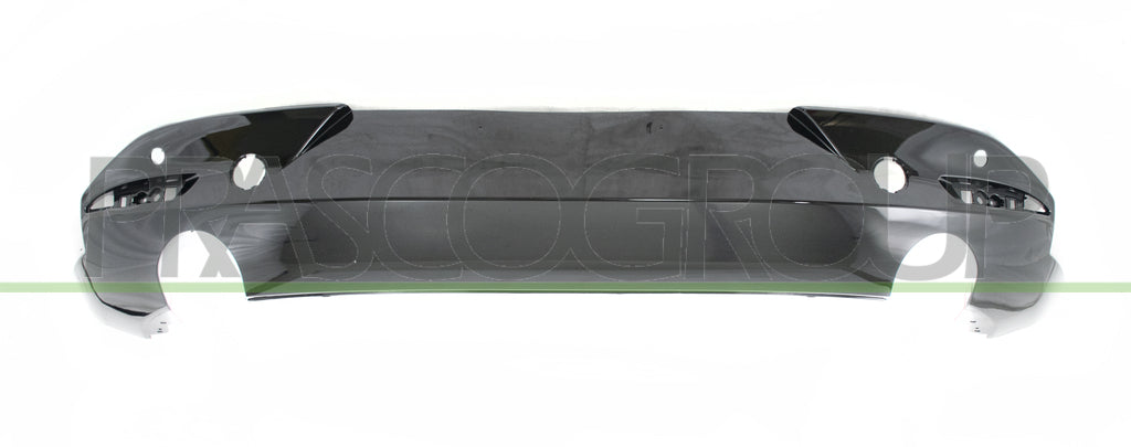 spoiler paraurti posteriore nero lucido con fori pdc mazda 3 bp 2019 mz3341861