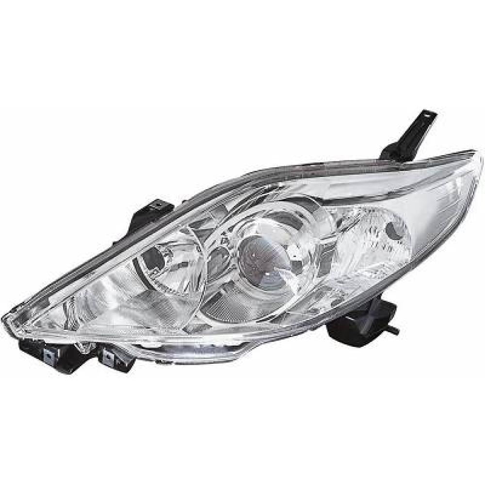 proiettore sinistro h7 hb3 elettrico con motore cromato mazda 5 2005 2008 mz4264904