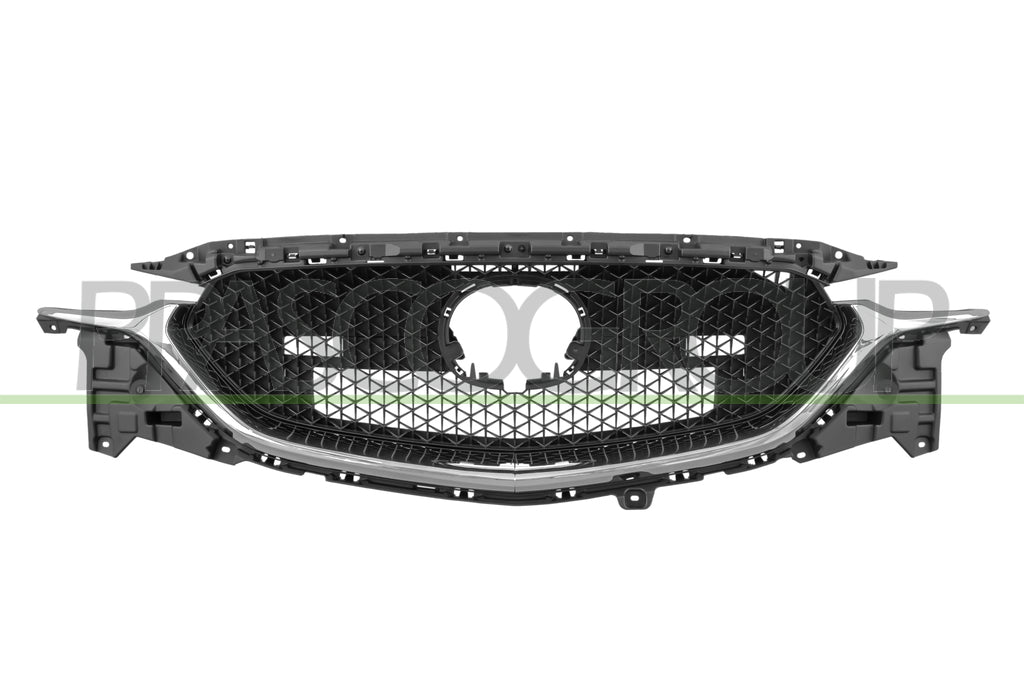 griglia radiatore nera lucida con modanatura cromata mazda cx5 kf 2017 2021 mz7062031
