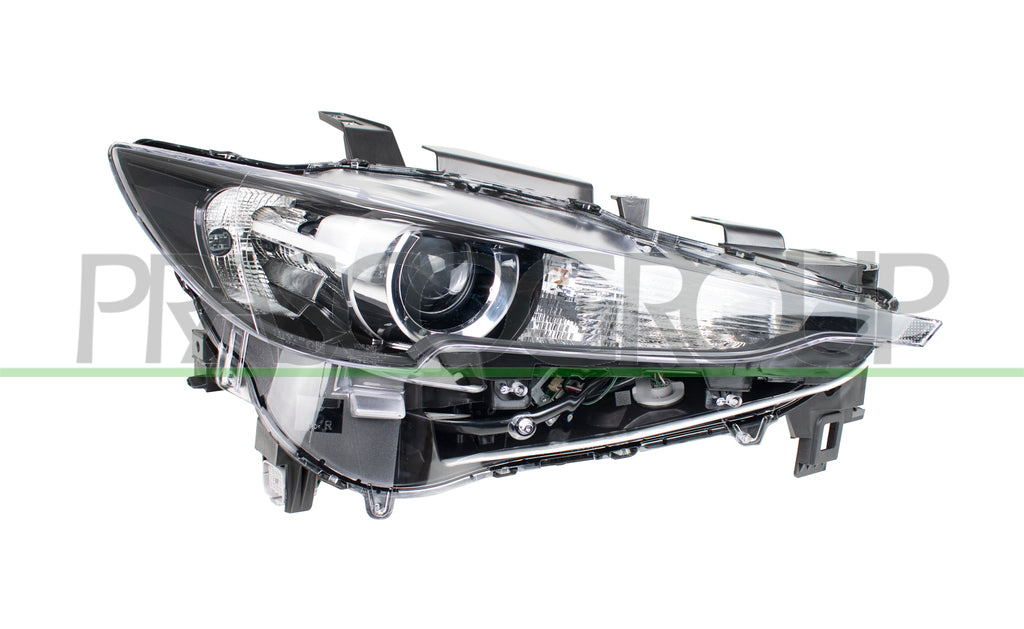 proiettore destro elettrico con motore con luce diurna con cablaggi led mazda cx5 kf 2017 2021 mz7064903