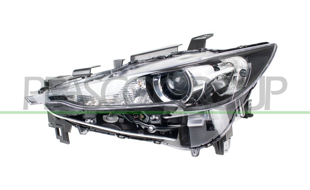 proiettore sinistro elettrico con motore con luce diurna con cablaggi led mazda cx5 kf 2017 2021 mz7064904