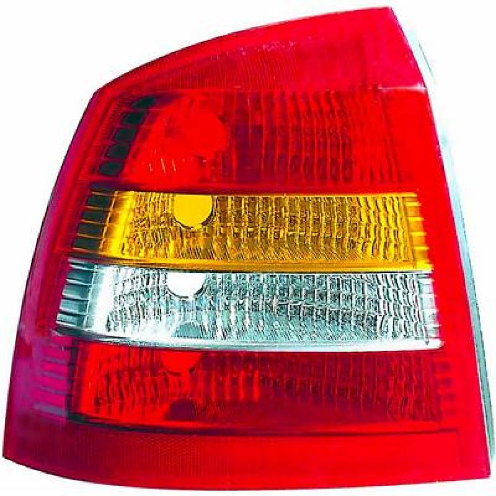fanale posteriore sinistro senza portalampada arancio bianco rosso 3 5 porte mod 01 opel vauxhall astra g 1998 2003 9117402