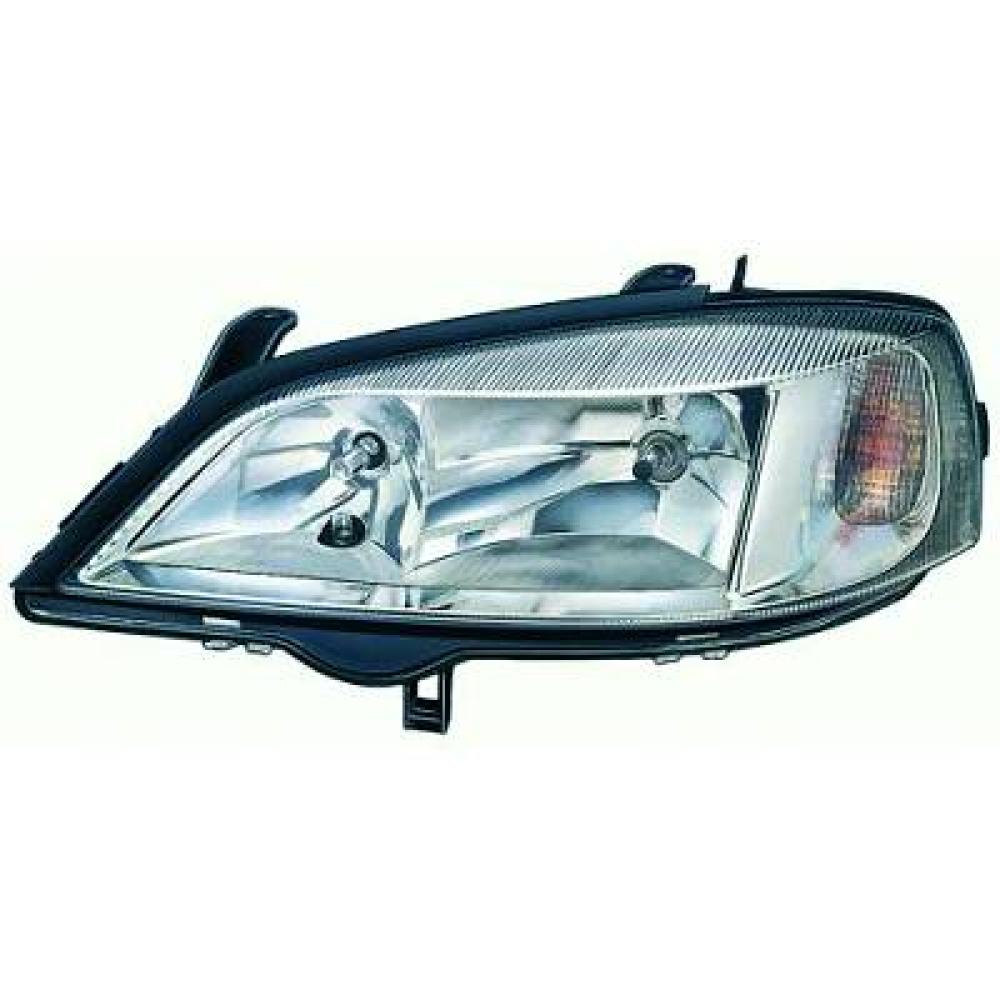 proiettore destro mod h7 hb3 elettrico cromato mod 01 opel vauxhall astra g 1998 2003 op0174823