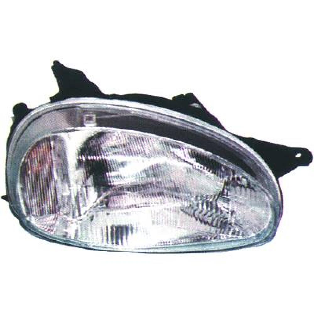 proiettore sinistro h4 manuale opel vauxhall corsa b 1993 1997 op0284604