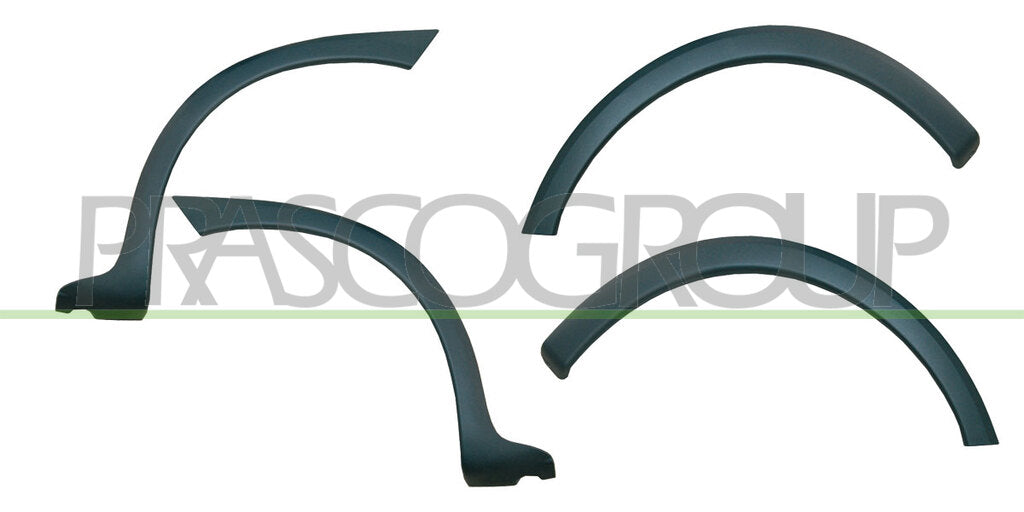 kit parafanghini 4 pezzi opel vauxhall corsa c 2000 2003 op0301580